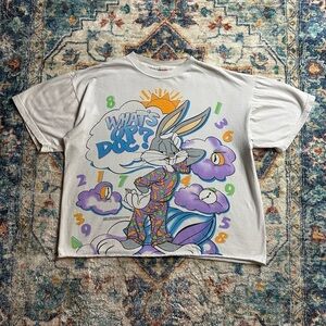 Vintage Bugs Bunny Big Print T-shirt Size XXL